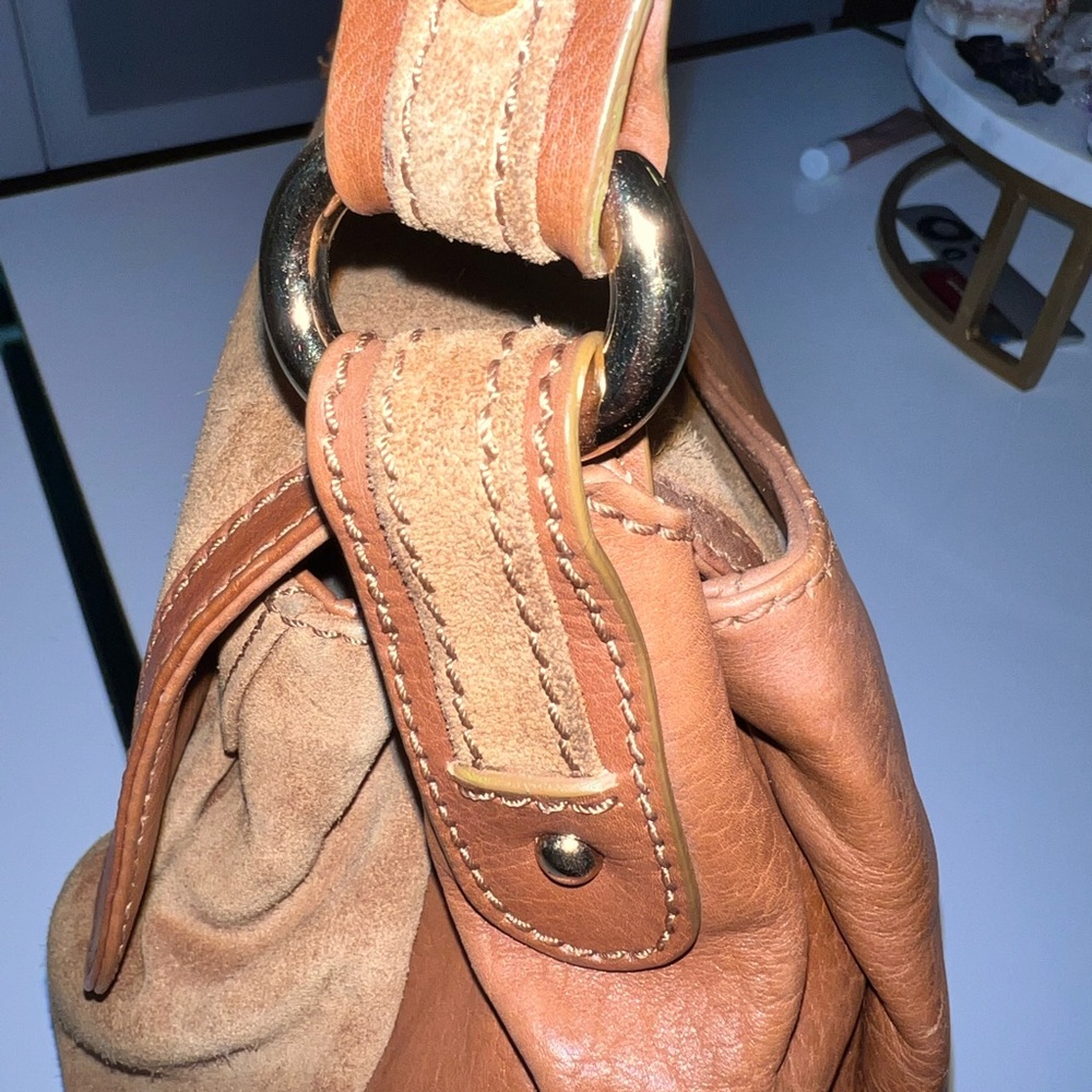 Marc Jacobs leather and suede bag - Picture 7 of 13